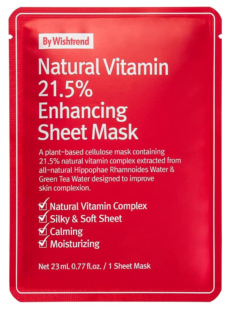 By Wishtrend Masque pour le Visage Vitamines Naturelles 21,5% 23 ml