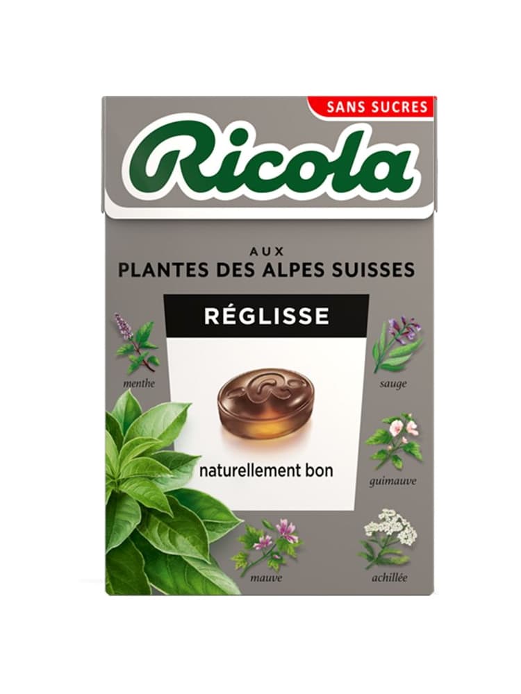 Ricola Réglisse Aux Plantes des Alpes Suisses 50 g